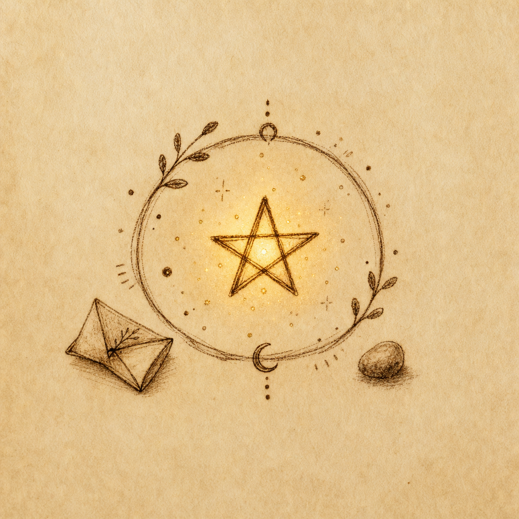 Little Star Luck Mark sketch