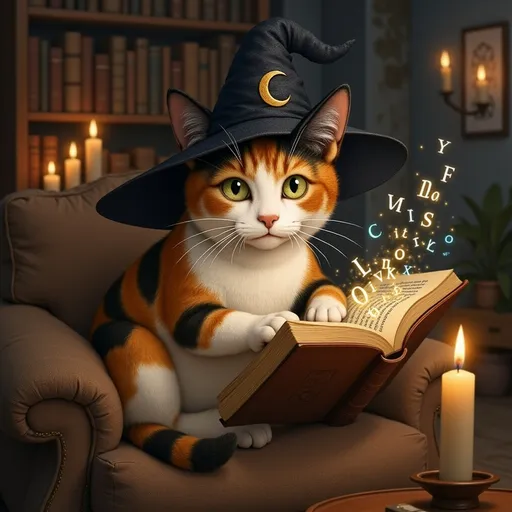 Tweek reading by candlelight
