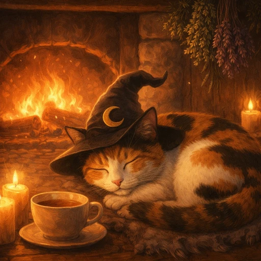 Tweek asleep by the hearth