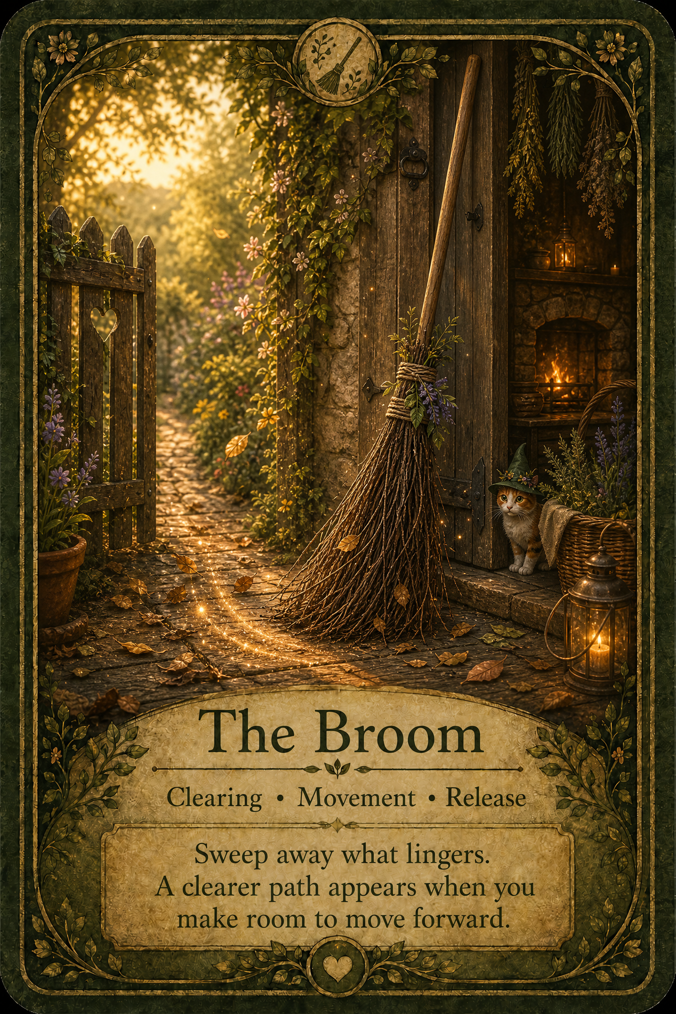 The Broom oracle card