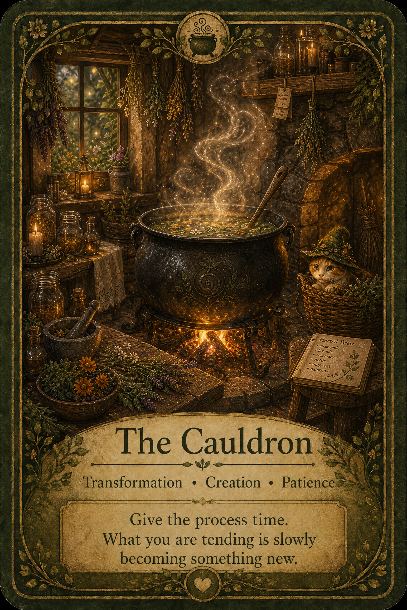 The Cauldron oracle card