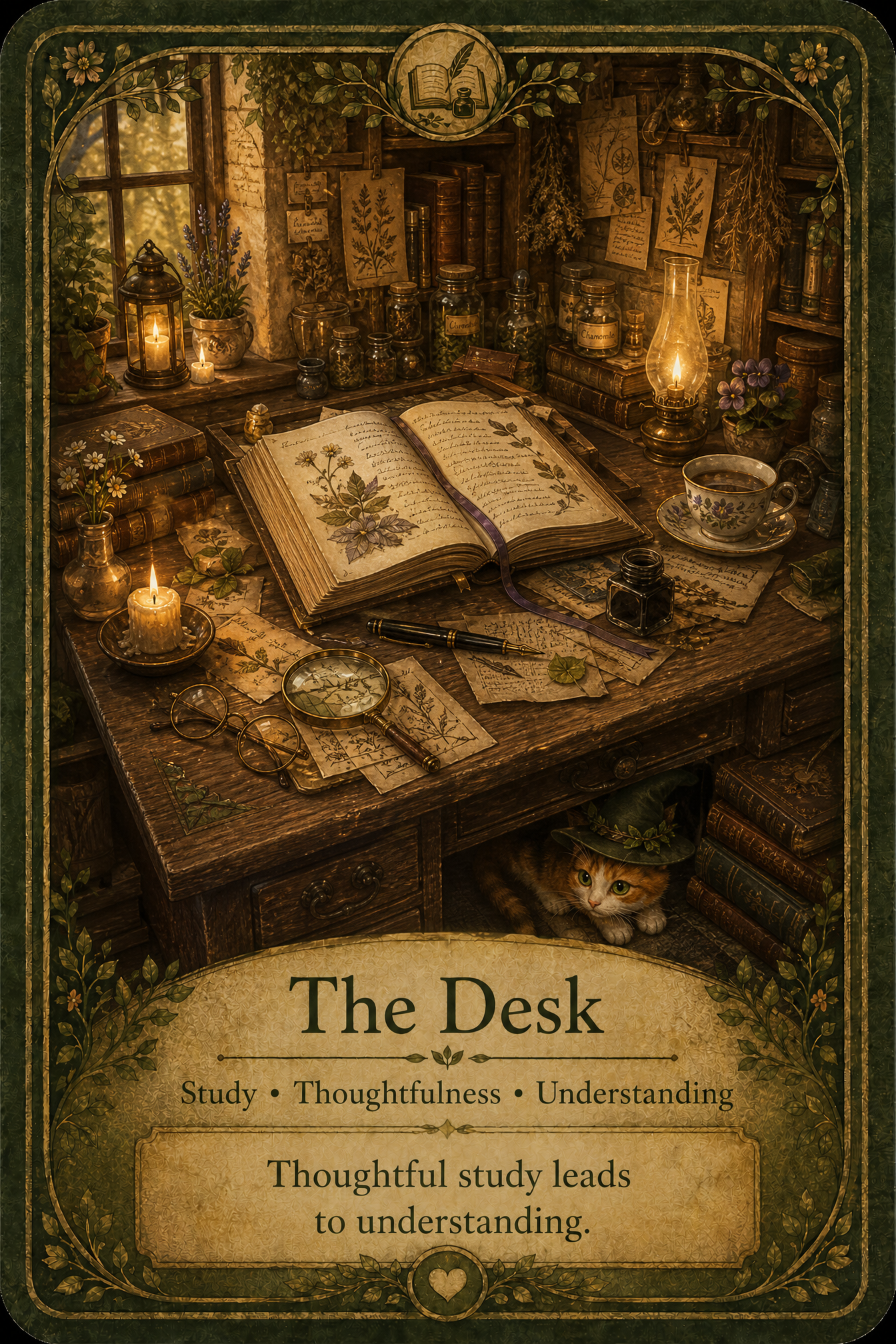 The Desk oracle card