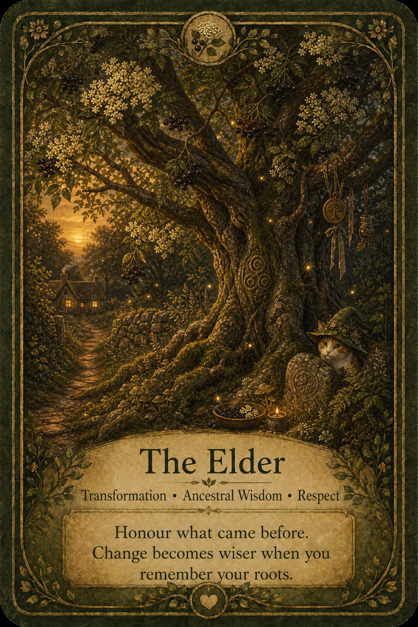 The Elder oracle card