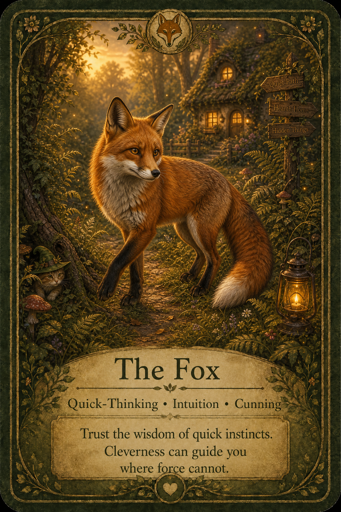 The Fox oracle card
