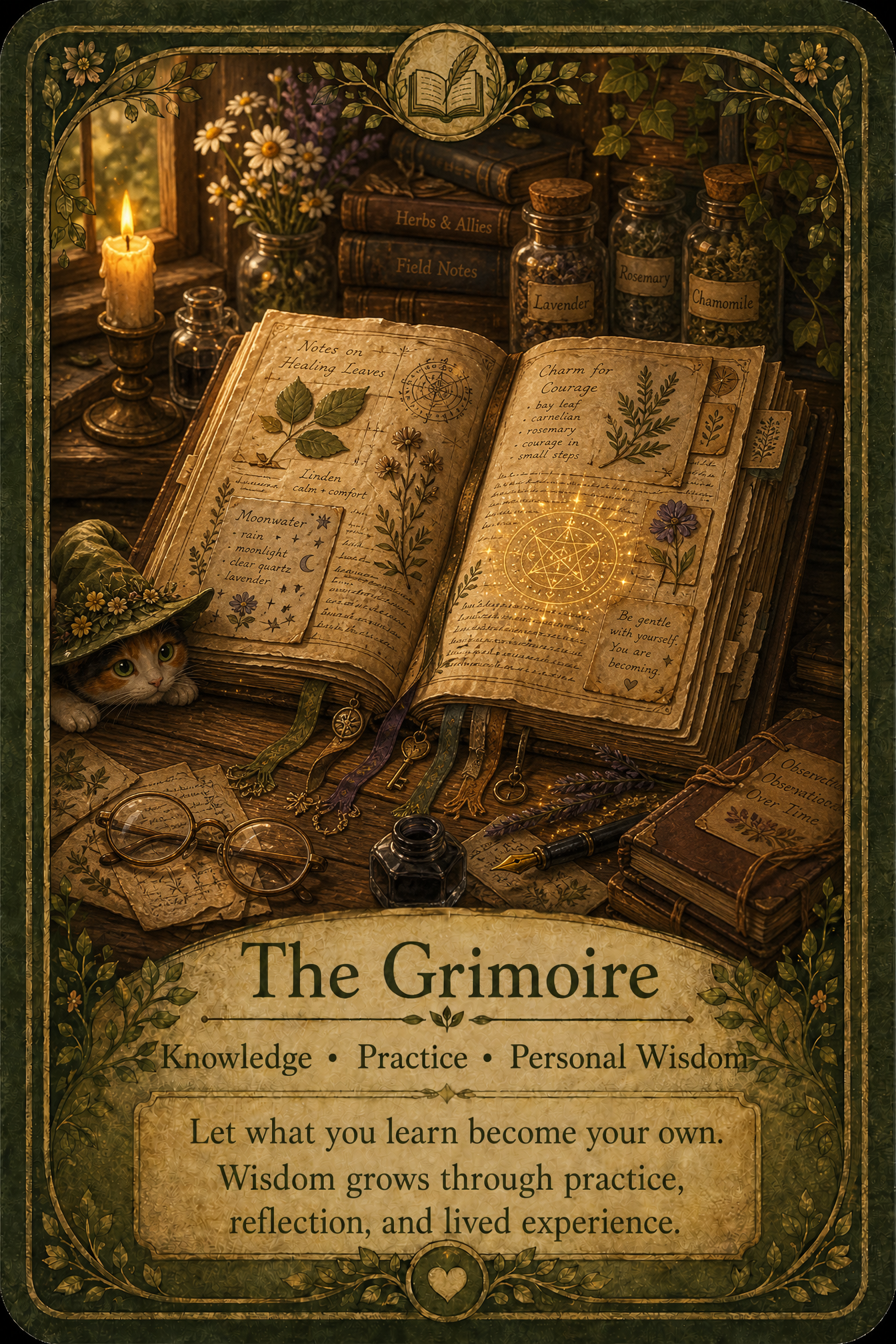 The Grimoire oracle card