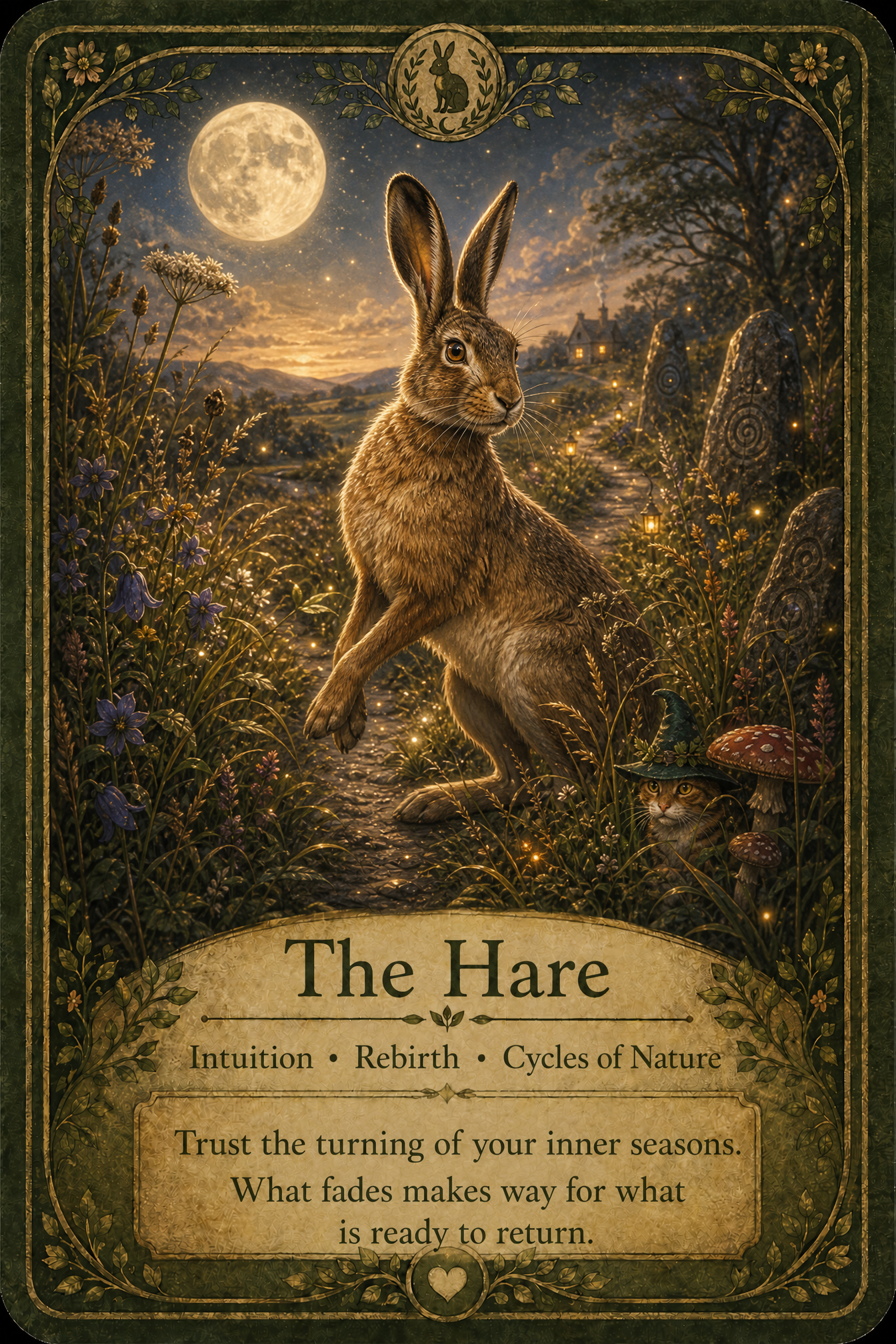 The Hare oracle card