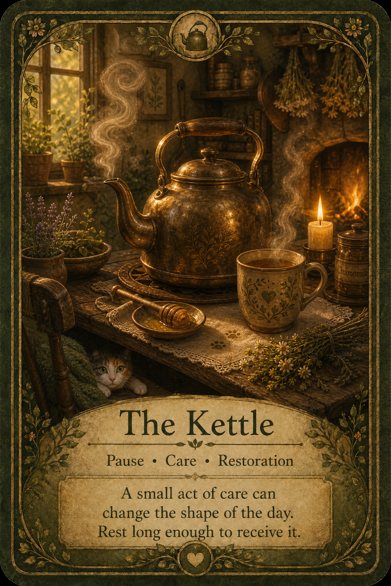 The Kettle oracle card