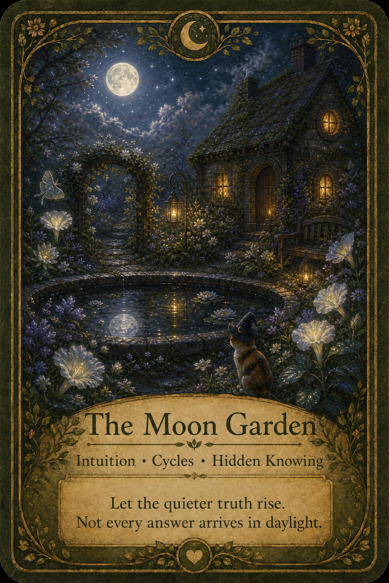 The Moon Garden oracle card