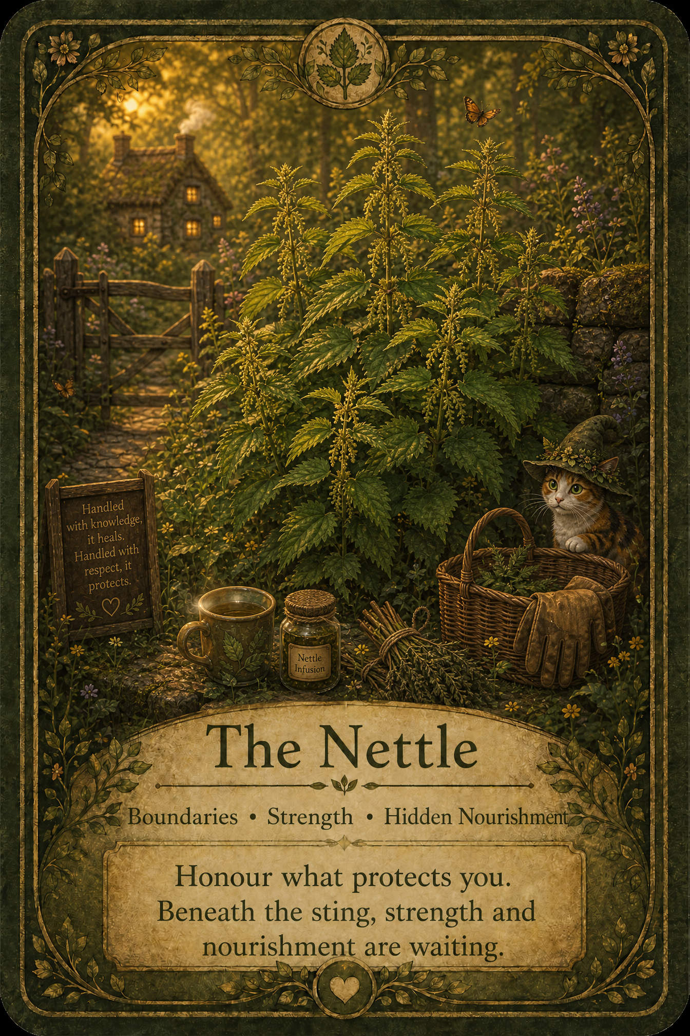 The Nettle oracle card