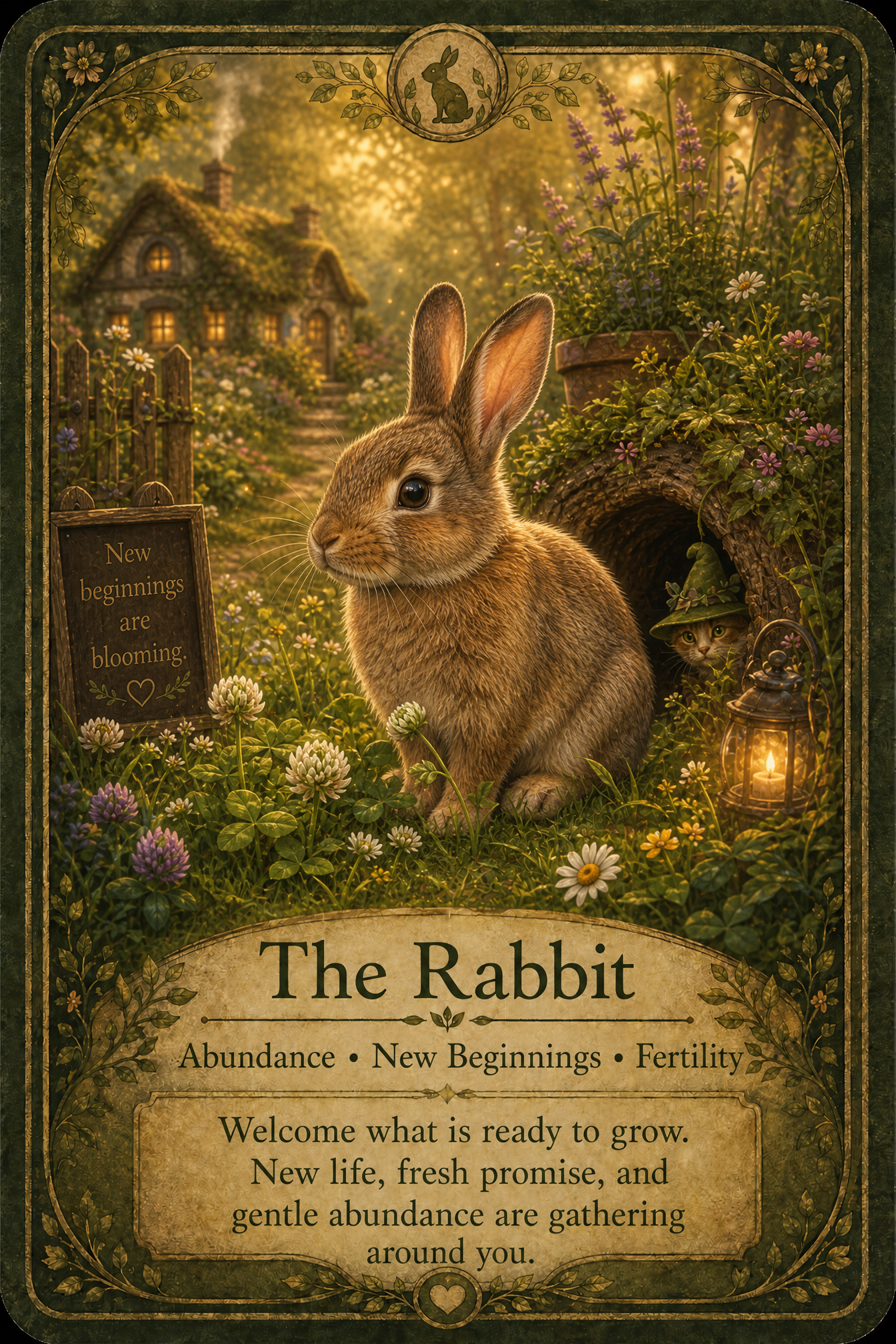 The Rabbit oracle card