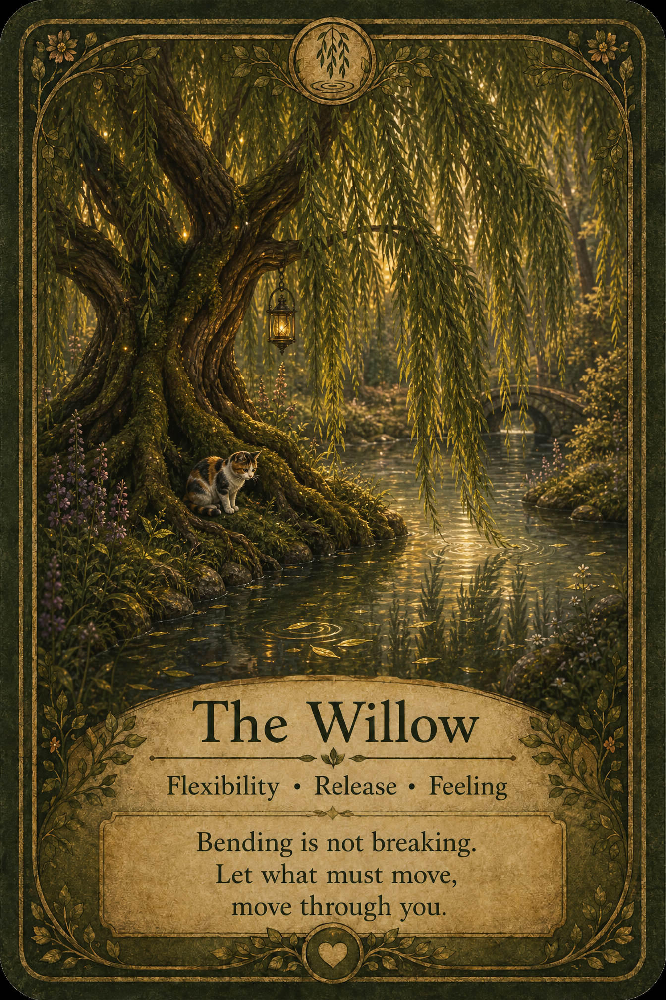 The Willow oracle card